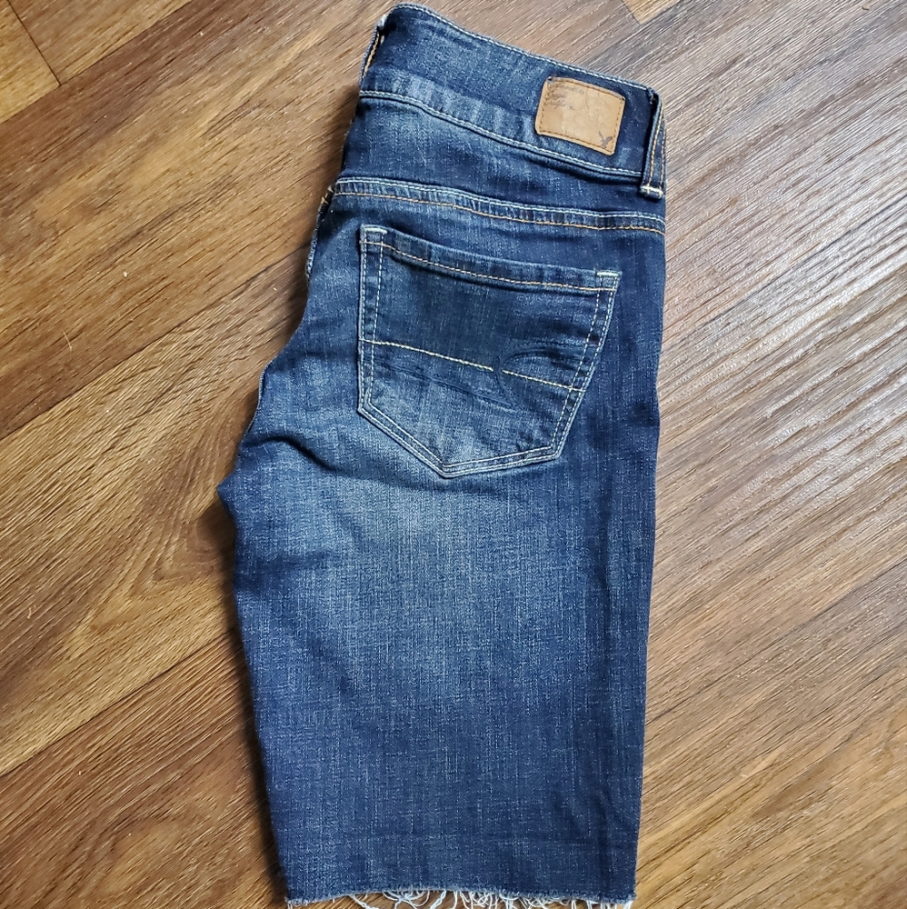 American Eagle Distressed Jean Shorts